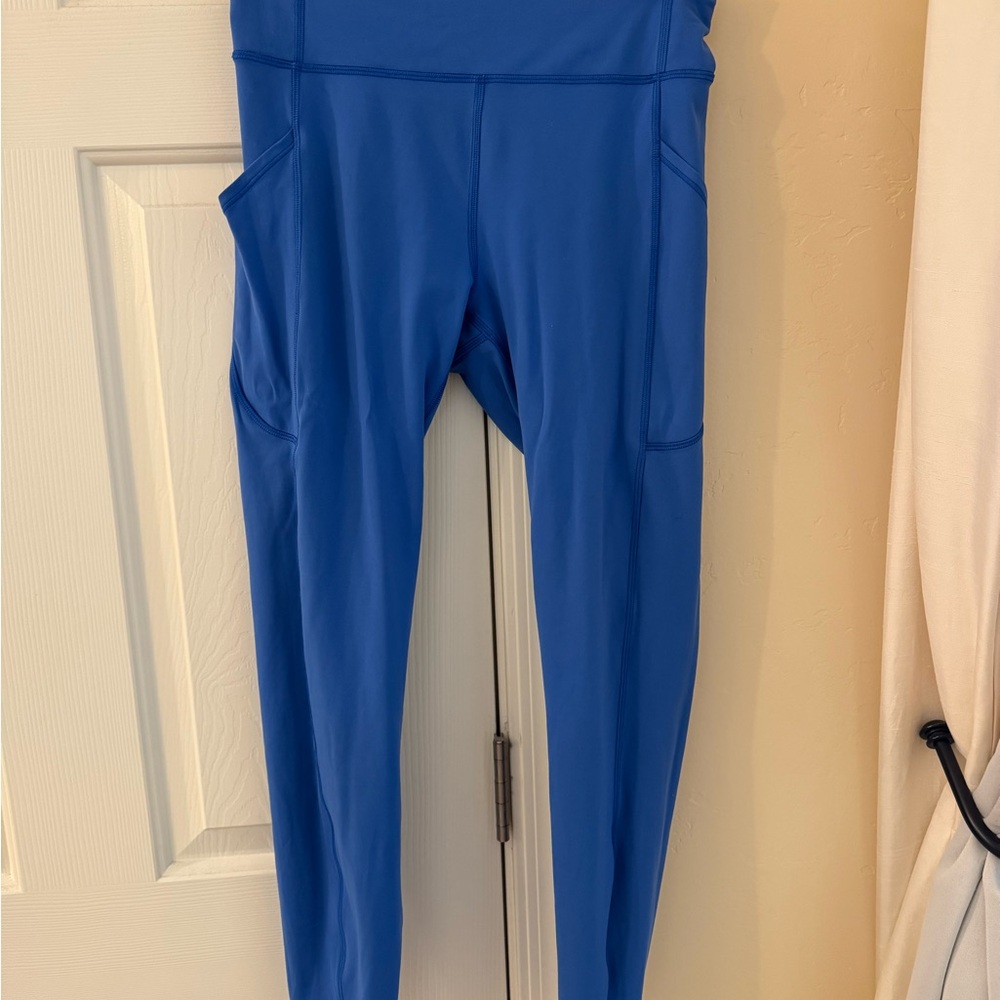 lululemon athletica Electric Blue High-Rise Leggings with Pockets